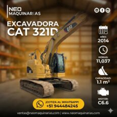 Excavadora CAT 321D