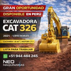Excavadora CAT 326