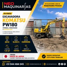 Excavadora Komatsu PW180