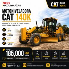 Motoniveladora CAT 140K